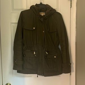 Michael Kors Olive Green Coat